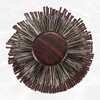 Unique Bargains Round Nylon Bristle Curling Hair Twill Comb Brown 1 Pc - 3 of 4