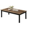 Sapphtopaz Modern Coffee Table with 2 End Tables Living Room Table Set Durable Center Table for Living Room,3pcs - 3 of 4
