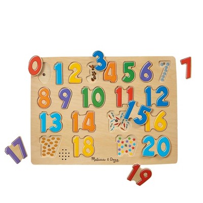 Melissa \u0026 Doug Numbers Sound Puzzle 