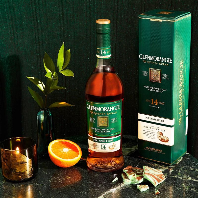 Glenmorangie 14yr Quinta Ruban Port Cask Whisky - 750ml Bottle, 3 of 5