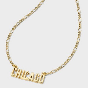 Bijoux Sport by Luv Aj MLB Gold Nameplate Pendant Necklace - 1 of 4