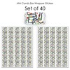 Big Dot of Happiness Cars, Trains, and Airplanes - Mini Candy Bar Wrapper Stickers - Transportation Birthday Party Small Favors - 40 Count - 3 of 4