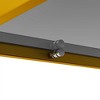 Acoinel Rectangle Glass Top Coffee Table with Lower Shelf for Living Room - 3 of 4