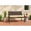 Home Fashions International 18"x41" O'Linen Outdoor Bench Cushion - 3 of 4
