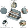 Women’s Leather Clutch Wallet – RFID Blocking Wristlet Purse with Large Capacity, Credit Card Holder, Zipper Pocket & Hand Strap - 3 of 4