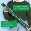 Big Dot of Happiness Christmas Pets Wrapping Paper, Cats & Dogs Holiday Gift Wrap Roll, Cute Winter Pets Christmas Gift Paper, 24 in x 7 feet, 1 Roll - 3 of 4