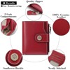 BEAFUP Wallet for Women - RFID Blocking Bifold Leather Wallet with 16 Card Slots & Zipper Pocket,Easy-to-Use - 4 of 4