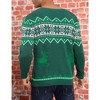 WhizMax Men's V-Neck Christmas Jacquard Pullover Sweater - 3 of 4