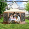 Garvee 12x12ft Pop-Up Gazebo Screen Tent,6-Sided Canopy Sun Shelter with Portable Carry Bag, Oxford Cloth for Patio, Lawn, and Backyard - 3 of 4