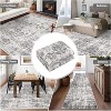 Soft Vintage Washable Runner Rug - Non-Slip Low Pile Boho Farmhouse Carpet for Hallways, Kitchen, Bedroom Laundry Room - 4 of 4