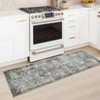 Modern Abstract Runner Rug 2x6 Machine Washable Non-Slip Rug for Hallway Soft Low Pile Runner Foldable Non Shedding Contemporary Kitchen Rug - 4 of 4