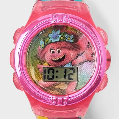 Girls&#39; Trolls LCD Watch