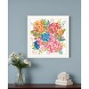 HomeRoots Spring Floral White Framed Print Wall Art - 2 of 4