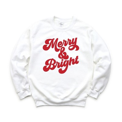 Simply Sage Market Women's Graphic Sweatshirt Bold Merry and Bright