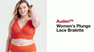 Women's Longline Lace Bralette - Auden™ Cream L : Target