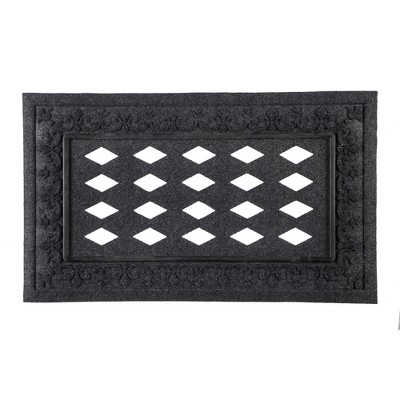 Evergreen Flag Embossed Fleur de Lis Sassafras Mat Tray