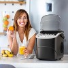 Ice Makers Countertop with Handle,26.5Lbs/24H,9 Cubes in 6 Mins,2 Sizes of Bullet Ice,Portable Ice Maker Machine with Self-Cleaning - 4 of 4