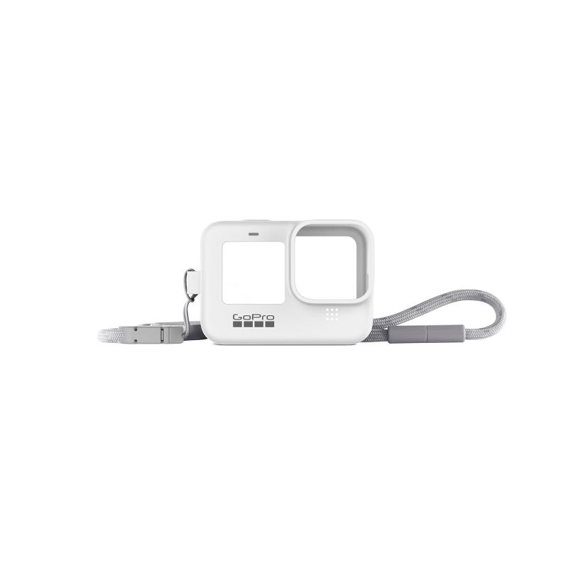 GoPro Sleeve and Lanyard for HERO9 - White, 1 of 9