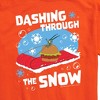Men's - SpongeBob SquarePants - Dashing Through The Snow Plankton Christmas Short Sleeve Graphic T-Shirt - 2 of 4