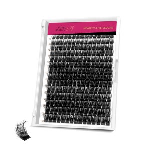 VEYESBEAUTY VBXtreme  Lash Clusters Fluffy Individual Lash Extensions 3D Layered Volume Eyelashes Thin & Invisible Faux Mink Lash Mixed Length 10-18mm - 1 of 4