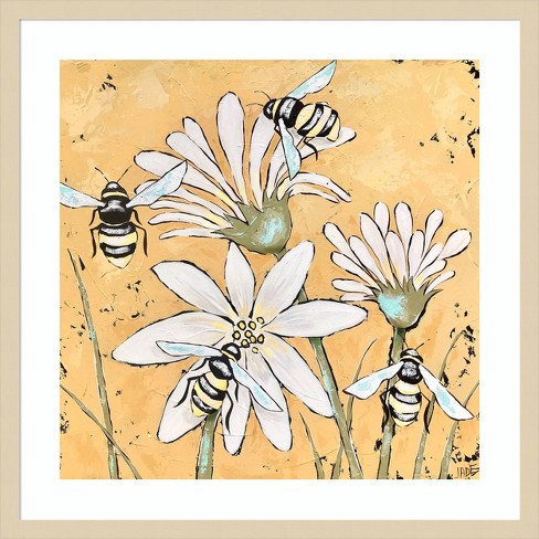 Amanti Art Busy As A Bee II by Jade Reynolds Wood Framed Wall Art Print - image 1 of 4