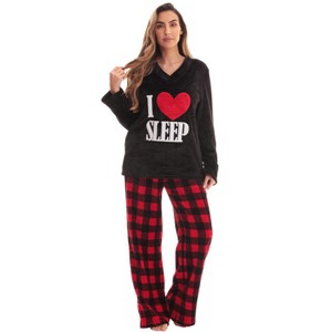 Just Love Plush Pajama Sets for Women / Winter Fleece Christmas Pajamas - 1 of 3