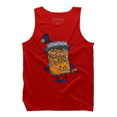 Men's Design By Humans Halloween Jam By nickv47 Tank Top