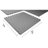 NicBex 26"L Interlocking Gym Floor Mats,Premium EVA Foam,0.5/0.75/1 Inch Thickness,6/12/18/24/36 Pieces,Home Gym and Gymnastics Floor Protection,Black - 3 of 4