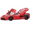 Ferrari LaFerrari Rosso Fuoco Red Metallic "One Off Special for Lewis Hamilton" With Case 1/18 Diecast Model Car by BBR - 2 of 4