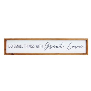 VIP Wood 28 in. White Small Things Love Sign - 1 of 4