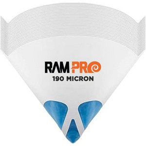 Ram-Pro 25 Pack Paint Strainers with 190 Micron Nylon Mesh Filters – Premium Grade Paper Cone Strainers, Ideal for All Painting Projects - 1 of 4