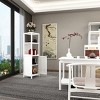 Syemin Decorative Storage Cabinets Bamboo Storage Cabinet Furniture, Accent Cabinet With Shelves, Collectibles Display Case, White, 14.09"*12.99"*52" - 4 of 4