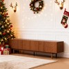 Gaoyangjiaju 86.6 Inch TV Stand for 90 Inch TV Density Board with Solid Wood Legs - 3 of 4