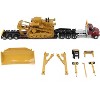 Kenworth T880 Day Cab Red and Trail King TK120 Lowboy Trailer w/CAT Caterpillar D11R Dozer 1/50 Diecast Model by Diecast Masters - 4 of 4
