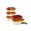 Kook French Onion Soup Bowls, Crocks with Handles, 18 oz, Set of 4 - 4 of 4