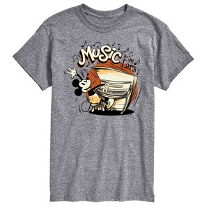 Men's - Disney - Music To My Ears Short Sleeve Graphic T-Shirt - 1 of 4