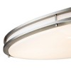 C Cattleya Brushed Nickel Integrated LED Flush Mount with Acrylic Shade - 4 of 4