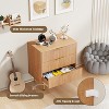 TackView Fluted Dresser with Drawers - Wooden Chest with Metal Handle & Feet for Bedroom, Living Room & Hallway - 2 of 4