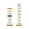 Ninola Design Watercolor Gingham Salad Green 42mm/44mm Gold Apple Watch Band - Society6 - 3 of 3