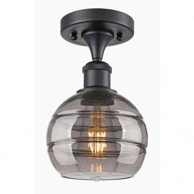 Rochester - 1 Light Semi-Flush Mount In Industrial Style-9.13 Inches Tall and 5.88 Inches Wide