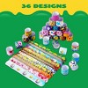 Joyfy 144Pcs Slap Bracelets Party Favors for Kids, Bulk Wristbands with 36 Designs for Easter Birthday Goody Bags Stuffers, Classroom Prizes Gifts - 3 of 4
