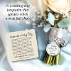"Heaven Would Have Been Here Today" Charm - Silvertone Bridal Memorial Pendant with Photo Frame - 2 of 4