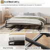 Low Bed Frame King Size, 10 Inch Heavy Duty Metal Platform King Bed Frame with Arch Design, Easy Assembly, Strong Bearing Capacity - 4 of 4