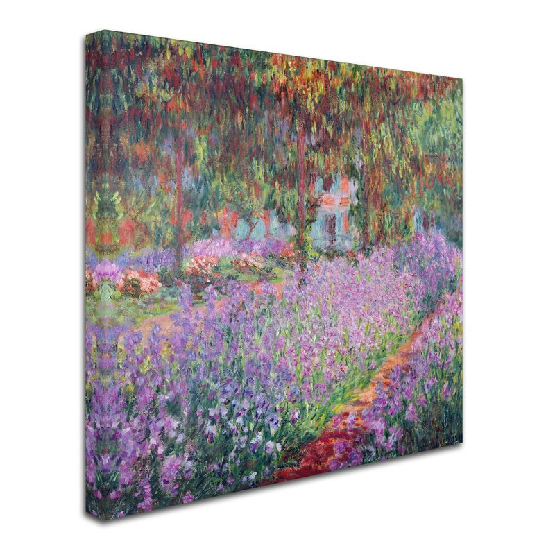 Trademark Fine Art - Claude Monet 'The Artist's Garden at Giverny' Canv, 1 of 4