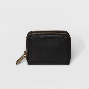 Small Double Zip Wallet - Universal Thread Black, Women