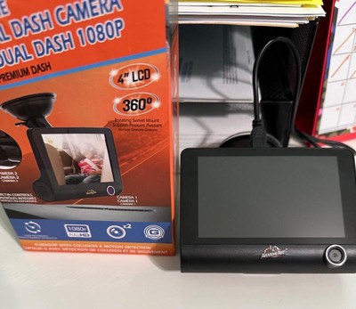 High Definition 1080p Dual Dashboard Camera ADC2-1010-BLK - The Home Depot