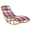vidaXL Patio Sun Lounger Natural Teak Teak wood Standard - 2 of 4