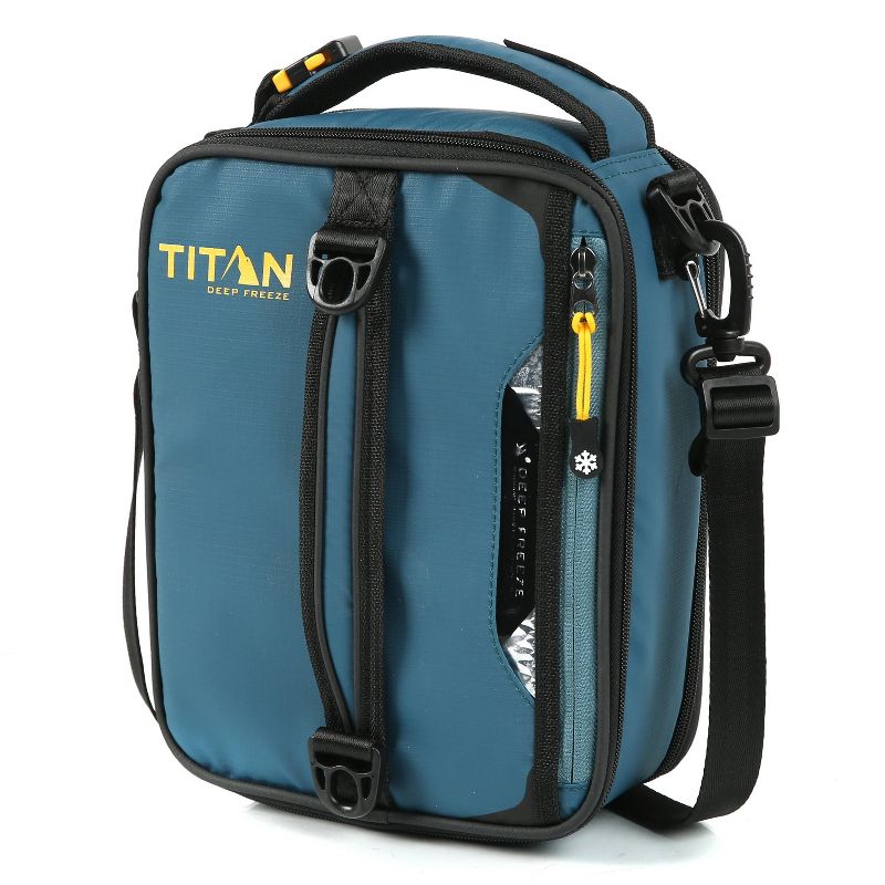 Arctic Zone Titan Deep Freeze Expandable Lunch Bag with Ice Walls - Atlantic Blue, 4 of 19