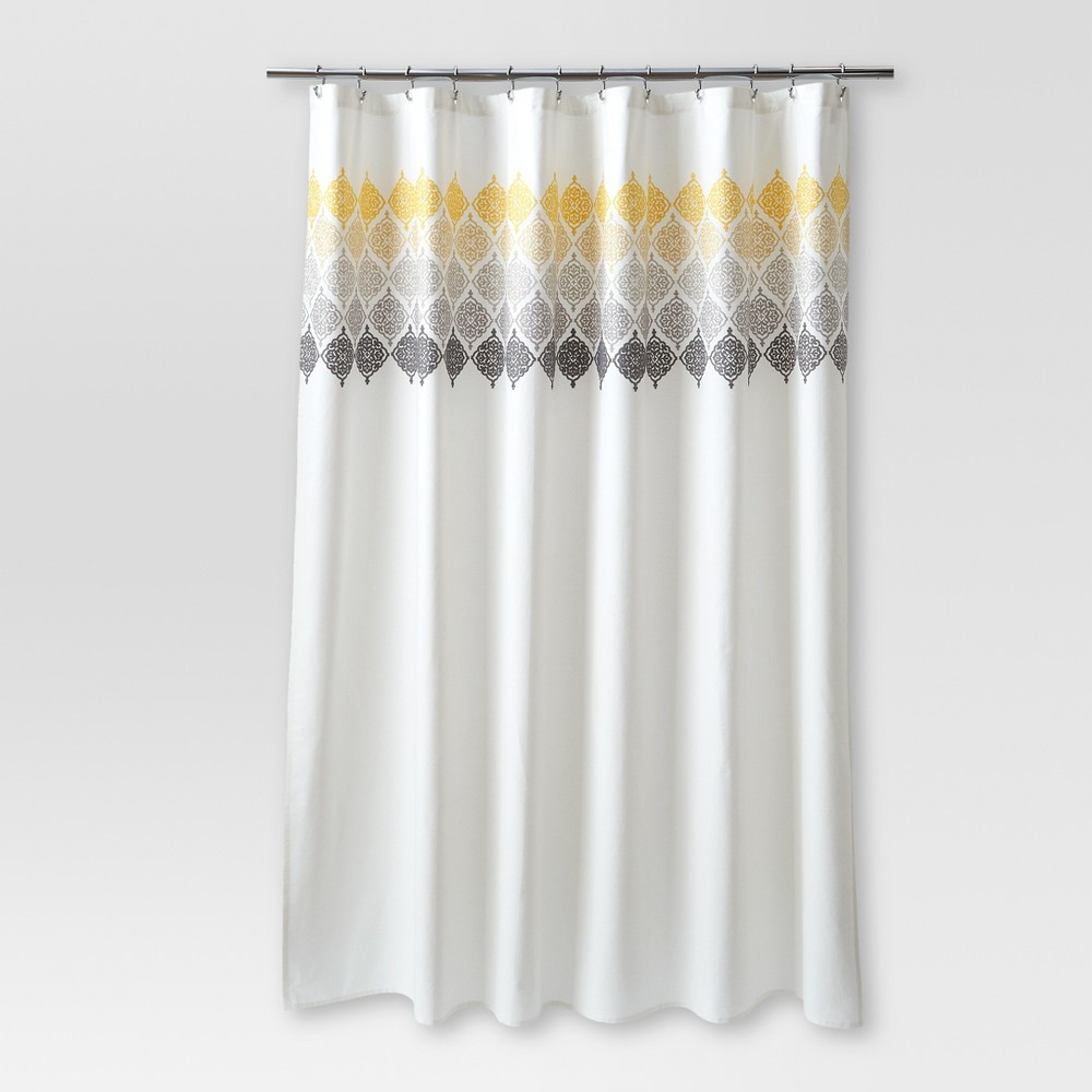 Shop Now For The Medallion Shower Curtain Ombr White Threshold