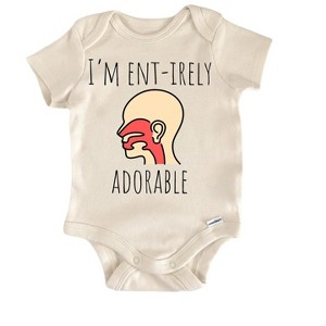 Ears Nose Throat Dr Ent Newborn Baby Onesie® Bodysuit GS1 - 1 of 4